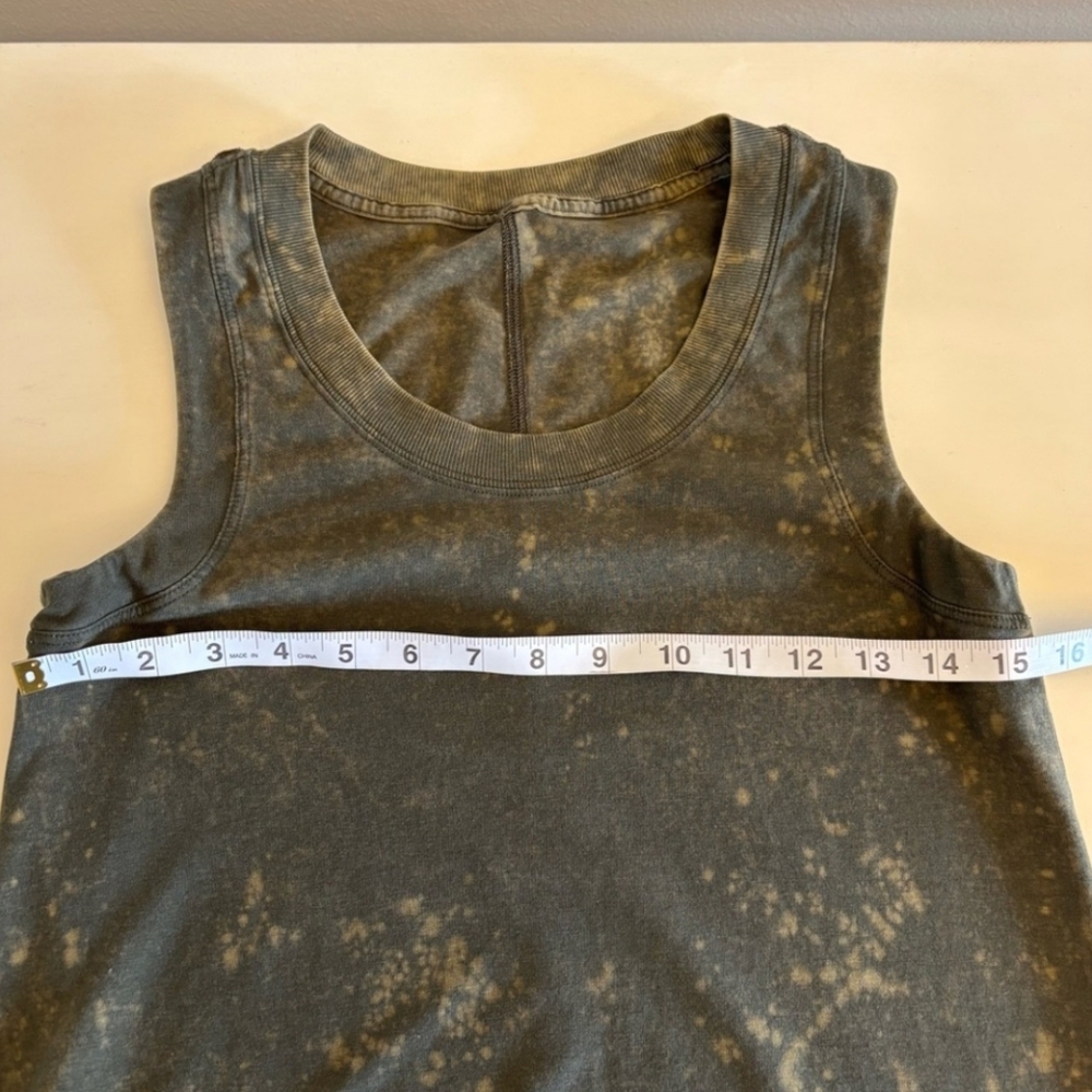 LULULEMON ALL YOURS MAXI DRESS * DARK OLIVE WASH SIZE 6 - Picture 7 of 8